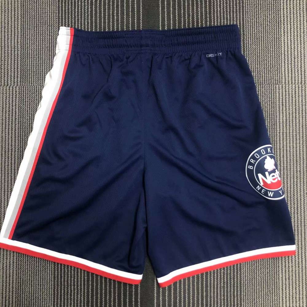 Men's Brooklyn Nets Navy 2021/22 Diamond Swingman Shorts - City Edition-Pro Kit Vault | Brand New 26/27 Sports Jerseys